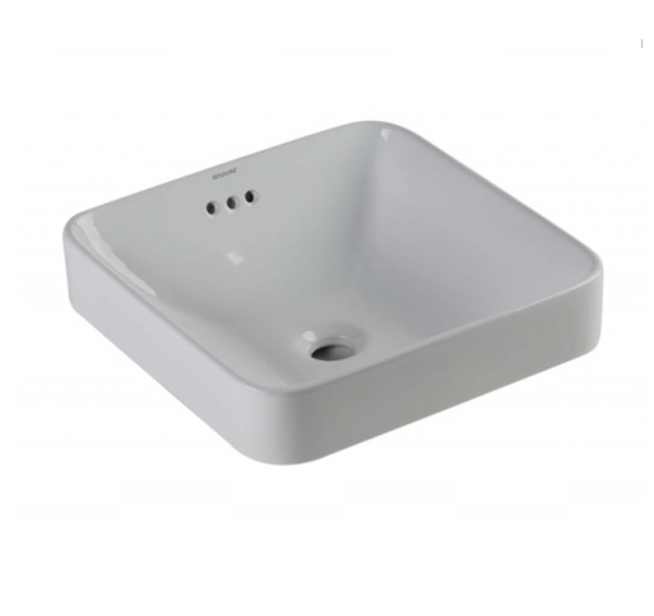 

раковина накладная bravat meissen 41,5x41,5 c22327w-eng