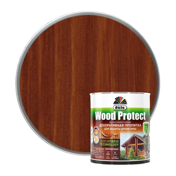 

антисептик dufa wood protect махагон 750мл