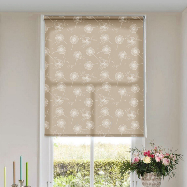 Фото Штора рулонная эскар одуванчик однотонная 172*170см бежевый 879231172170