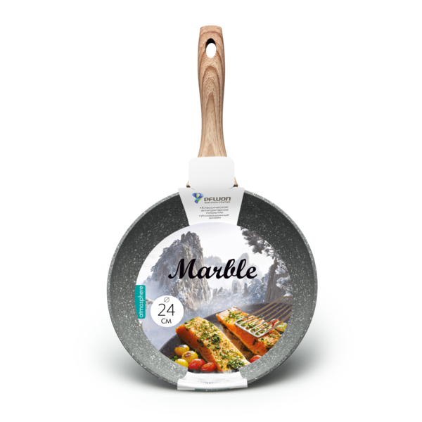 Фото Сковорода 24см marble atmosphere антиприг.покр-е at-k397