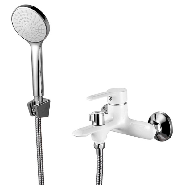 

смеситель для ванны рычажный esko sorrento white sr 54w