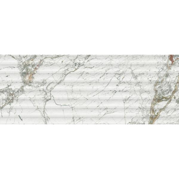 Фото Плитка настенная dayra rel белый 35x90 918880