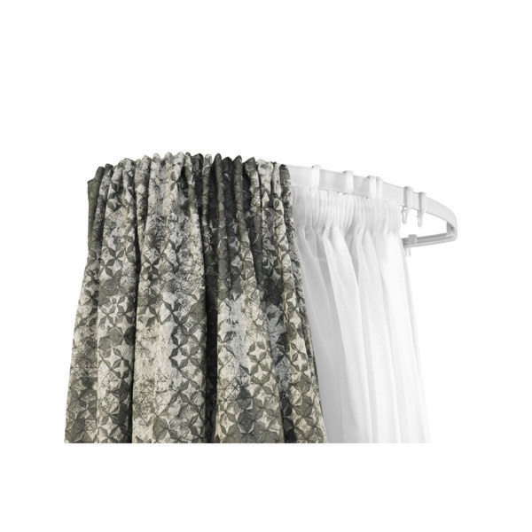 Фото Карниз гибкий эскар однорядный пвх 10м белый 2404301000