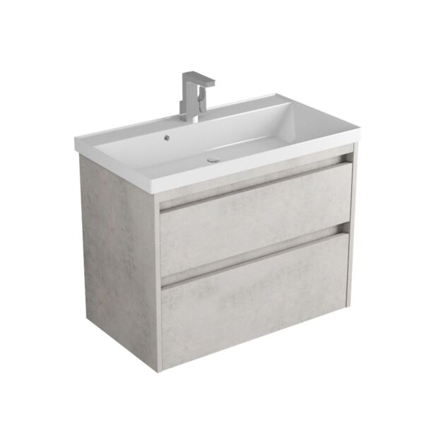 тумба под раковину подвесная veneciana muskat 80 (58006) светлый камень