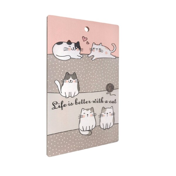 Фото Доска кухонная 17,5х29см мур