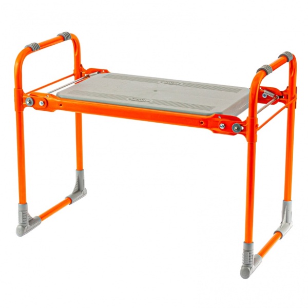 Фото Скамейка садовая оранжевая