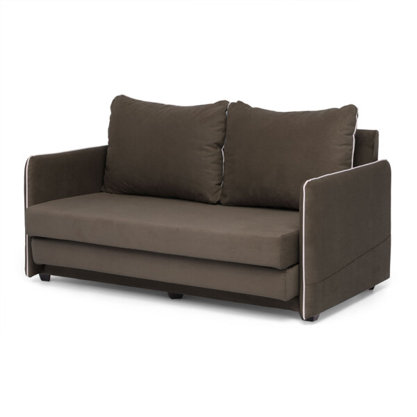 диван-кровать nrava sweet 1340х830х800 коричневый