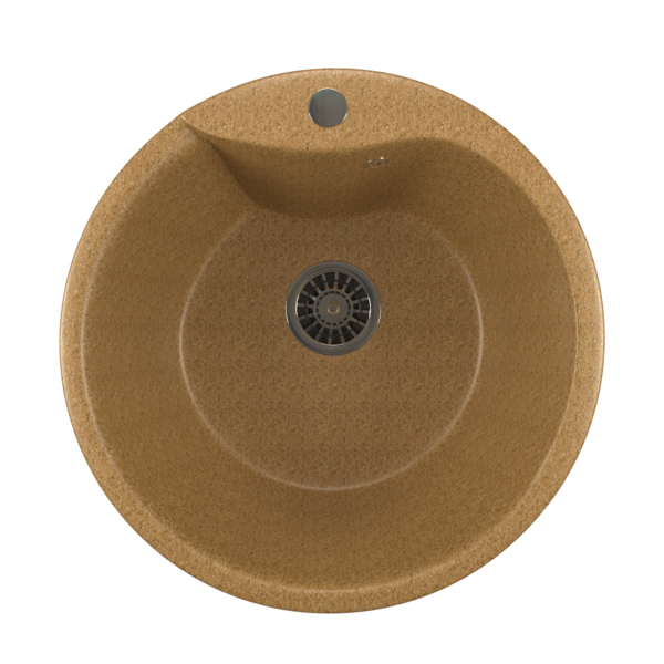 

мойка кухонная искуственный мрамор mixline 48х48 525076