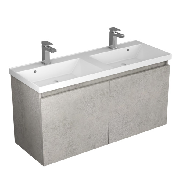 тумба под раковину подвесная veneciana stoun 120 (512003) светлый камень