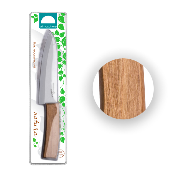 Фото Нож керамический 15см natura atmosphere at-n003