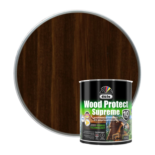 Фото Пропитка dufa wood protect supreme полисандр 0,75л