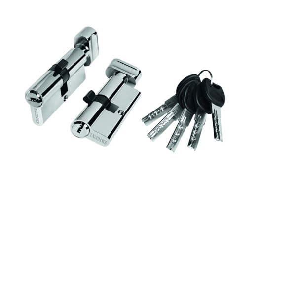 цилиндровый механизм palidore 60рс кл/зав глянцевый хром