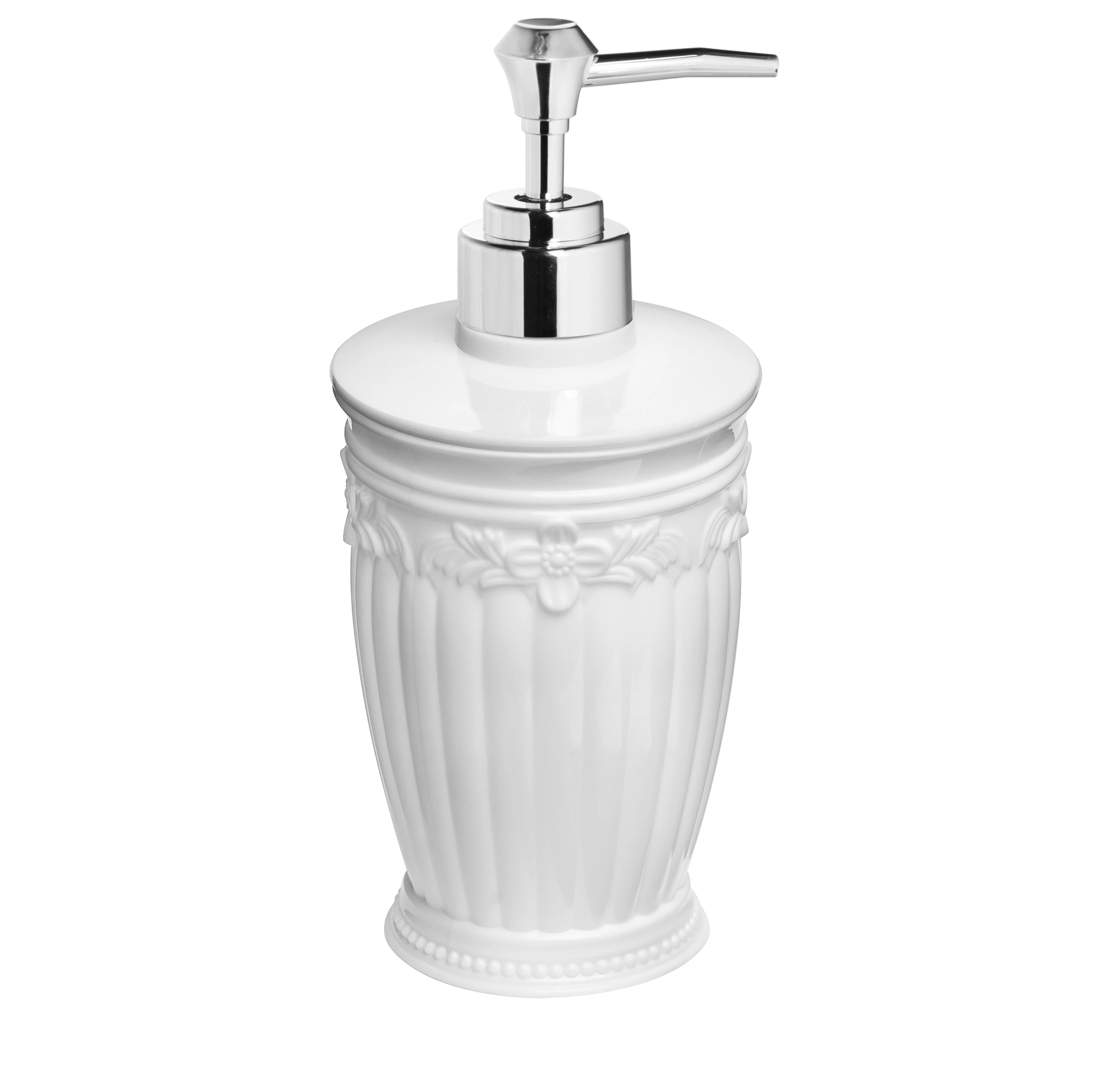 Изображение товара Дозатор для жидкого мыла настольный FS-41W белый пластиковый