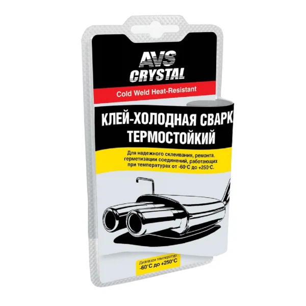 

клей холодная сварка avk-109, термостойкий (глушитель) 55 гр. a78095s