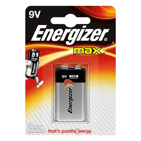 

батарейка крона energizer max 9v, 1шт
