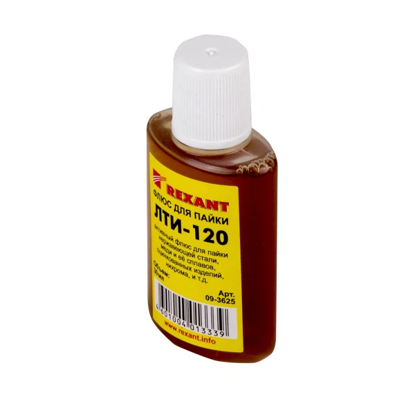 

флюс для пайки лти-120 30мл rexant