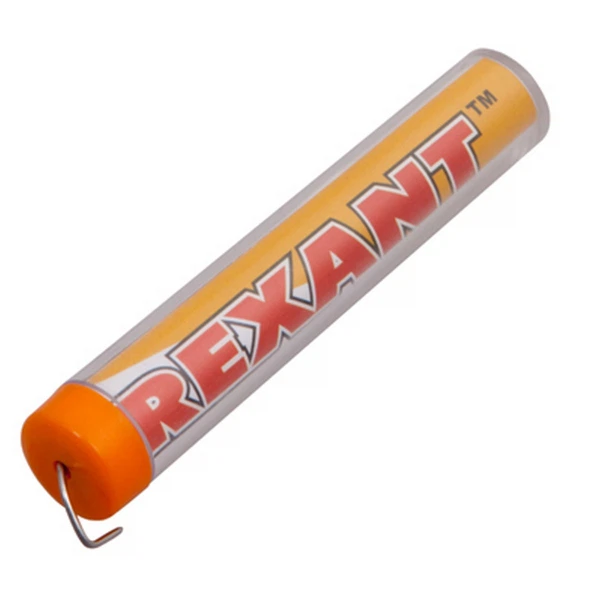 

припой с канифолью 10 гр.d=1.0мм (sn60 pb40 flux 2.2%) rexant