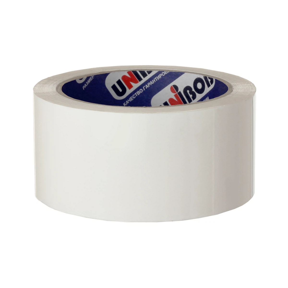 Изображение товара Упаковочный скотч 48 мм 66 м Unibob белый