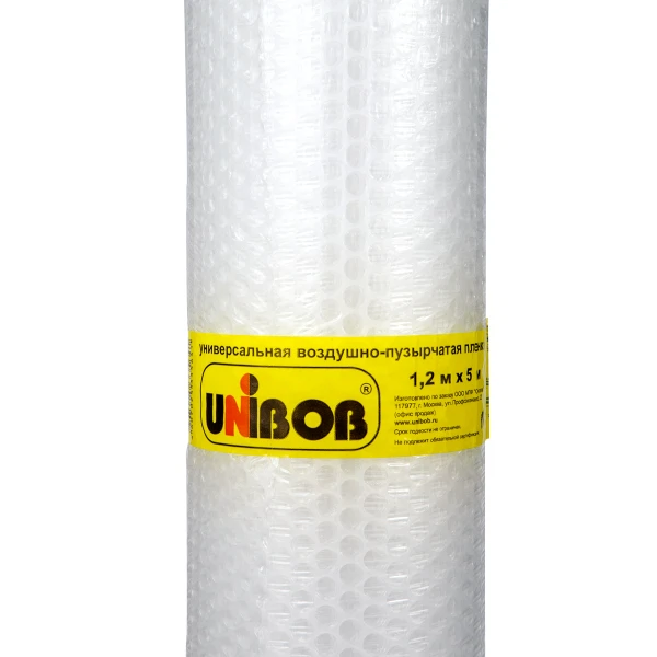 

пленка воздушно-пузырчатая unibob 1,2х5м прозрачная 47070