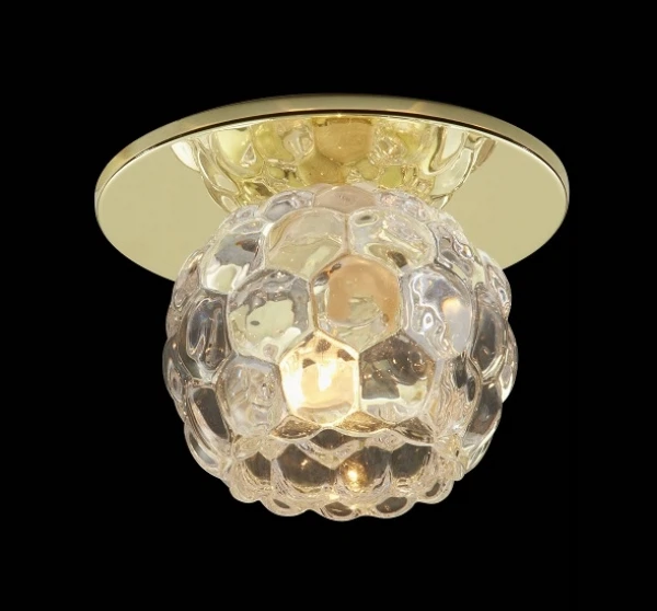 

точечный светильник maxlight crystal 10 gold