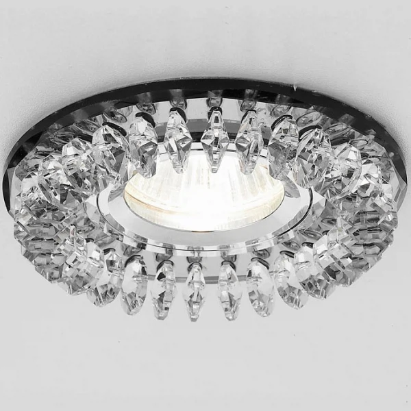 

точечный светильник maxlight crystal 54 black