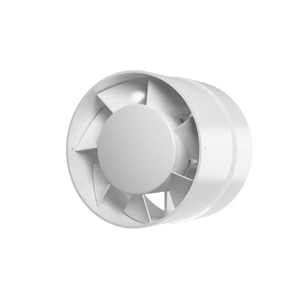 

вентилятор вытяжной осевой канальный 125мм vp 5, белый, auramax