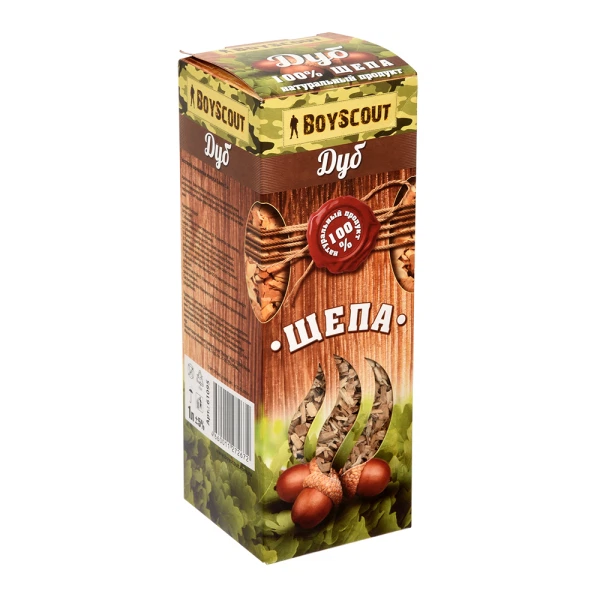 

щепа для копчения boyscout дуб, 1л