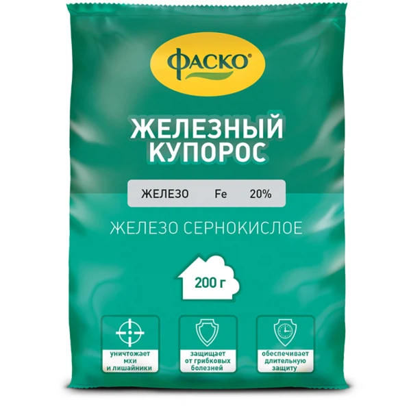 Железный купорос 200г Фаско, код 4600757942514