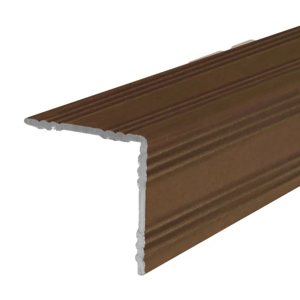 

порог угловой (угол) ziber 19*19*900мм медь, Бронзовый