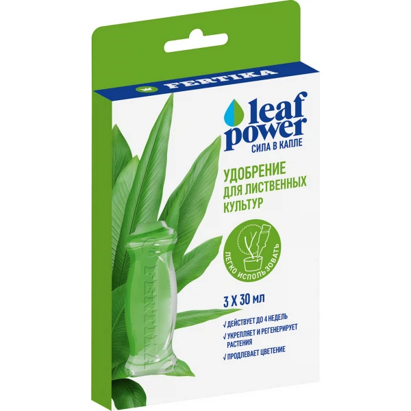 

удобрение минеральное для комнатных растений д/дек-лиственных 3*30мл fertika