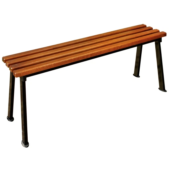 Лавка ртика 1,2м дерево/металл