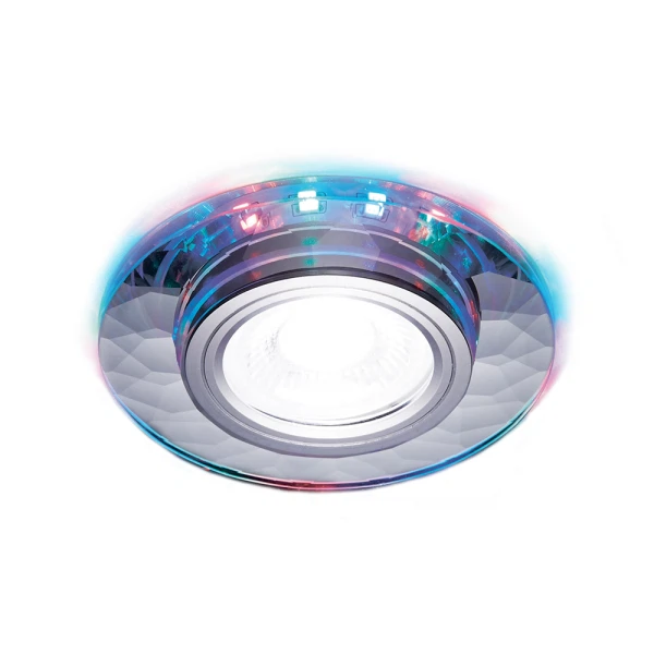 

светильник точечный ambrella s211 ch/rg/mr16+3w led rgb хром/прозрач.
