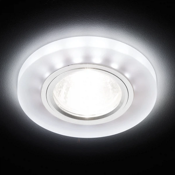

светильник светодиодный s214 wh/ch/wh матовый/хром/mr16+3w(led white)