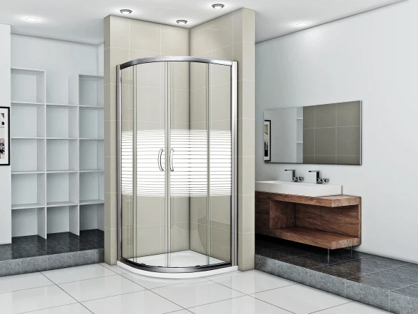 Фото Ограждение душевое infinity r-90-w-ch