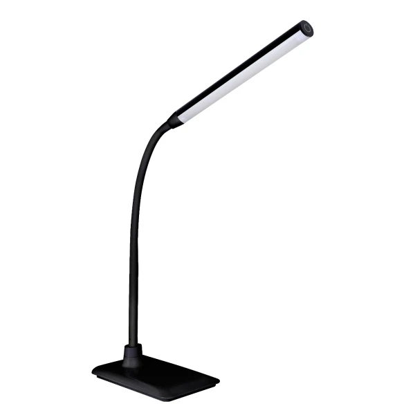

светильник настольный camelion kd-792 с01 led 230в 6вт 4000к черный сенсорн.вкл