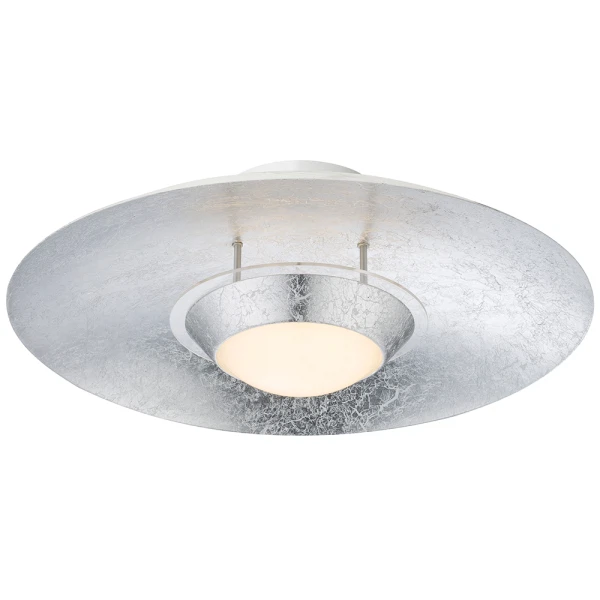 Фото Светильник потолочный globo 41903d, led, 1*18w сусальное серебро