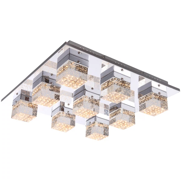 Светильник настенно-потолочный globo 42505-9, led, 9*5w хром