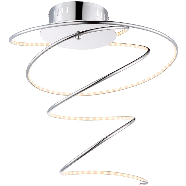 Фото Люстра globo потолочная  67814d, led, 1*19w хром