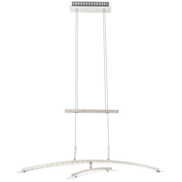 Фото Подвес globo 68148z, led, 1*19,2w матовый никель