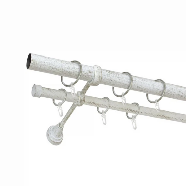 

карниз металлический д25 см-3352/160/2р, Белый