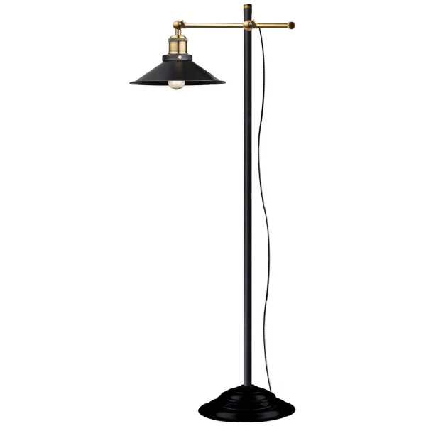 Фото Торшер globo 15053s, черный, e27, 1x60w