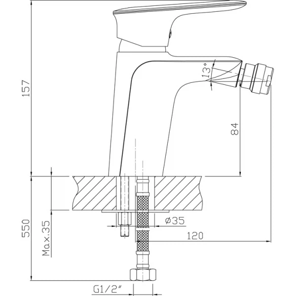 Фото Смесители для биде zollen ulm ul21610822