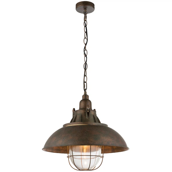 Фото Подвес globo 15011, e27, 1*60w  ржавчина