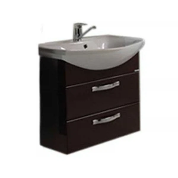 Фото Тумба под раковину акватон ария 65 тёмно-коричневая 1a123301aa430