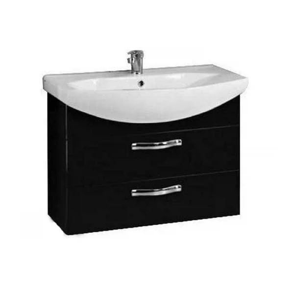 Фото Тумба под раковину акватон ария 80 тёмно-коричневая/smile 1a140801aa430