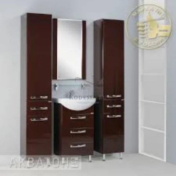 Фото Шкаф-пенал акватон ария черный глянец 1a134403aa950