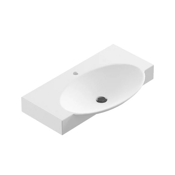 Фото Тумба под раковину акватон infinity 76 белая 1ax162wbxx000