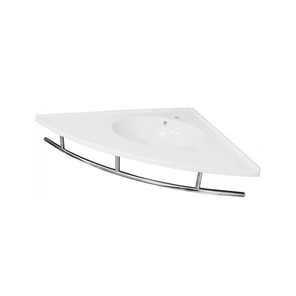 Фото Раковина правая угловая акватон меблико 102х77 белая 1a70043rmb01r