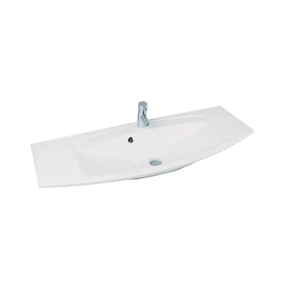 Фото Раковина акватон милан 1200 белая 1a704531ml010