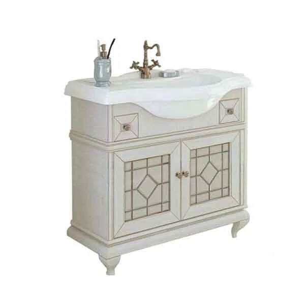 Фото Тумба под раковину акватон беатриче 85 слоновая кость 1a191701bem60